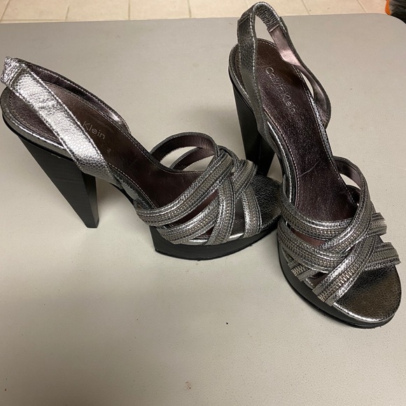 Calvin Klein Strappy Sandal Heels - Picture 2 of 3